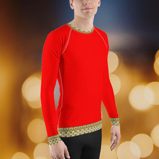 Santa Claus Men's Rash Guard