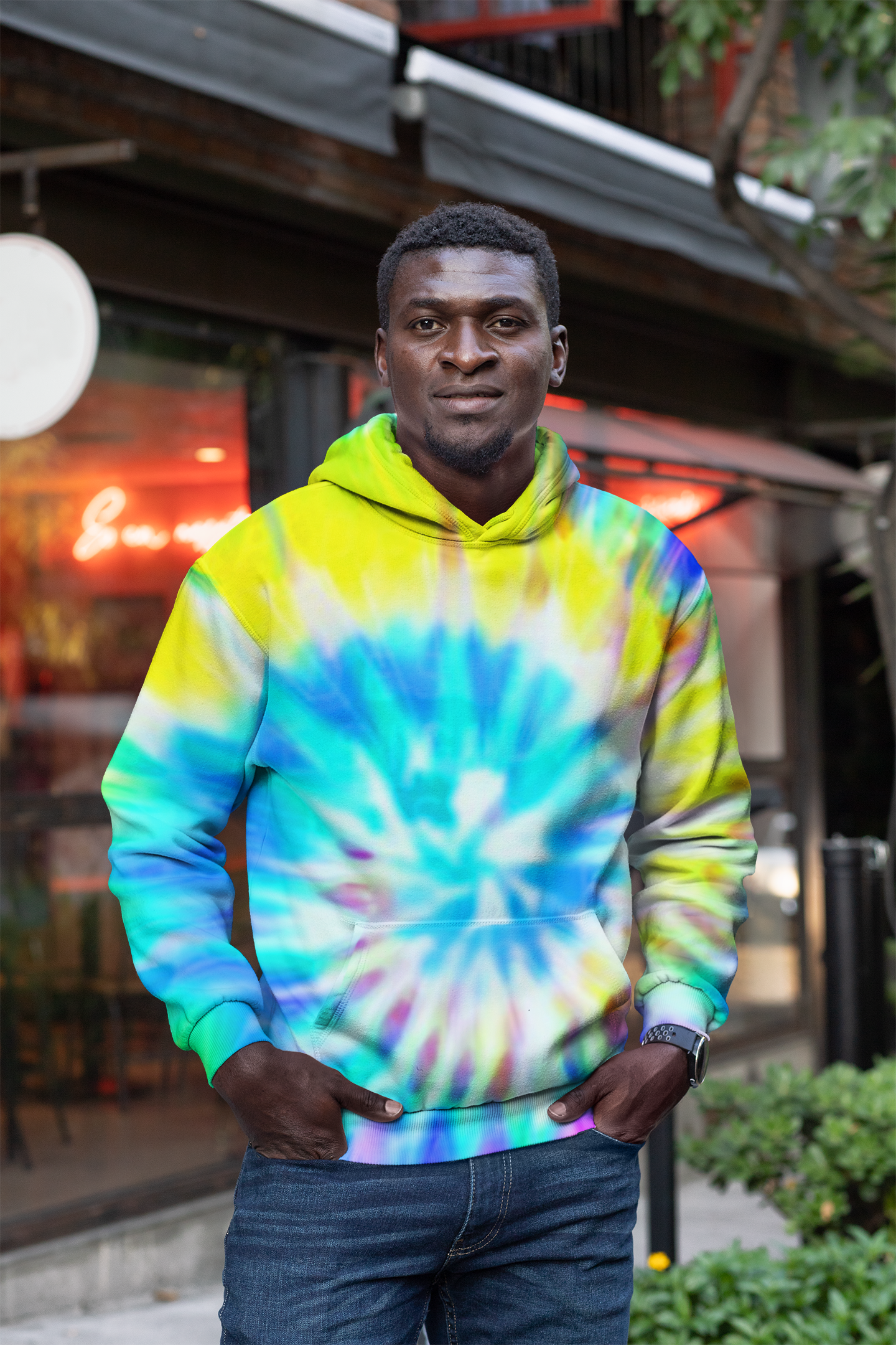 Soft Color Tie Dye Unisex Hoodie