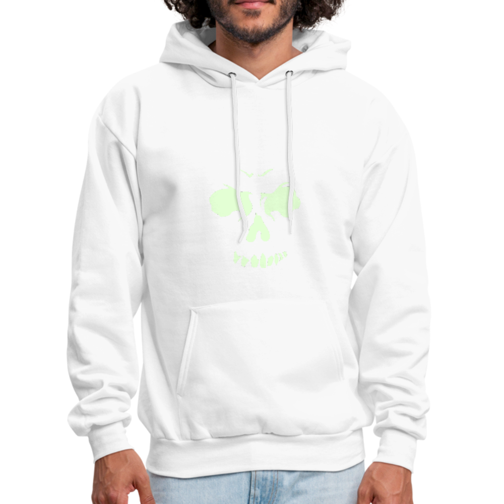 Men's Glow In The Dark Hoodie - white