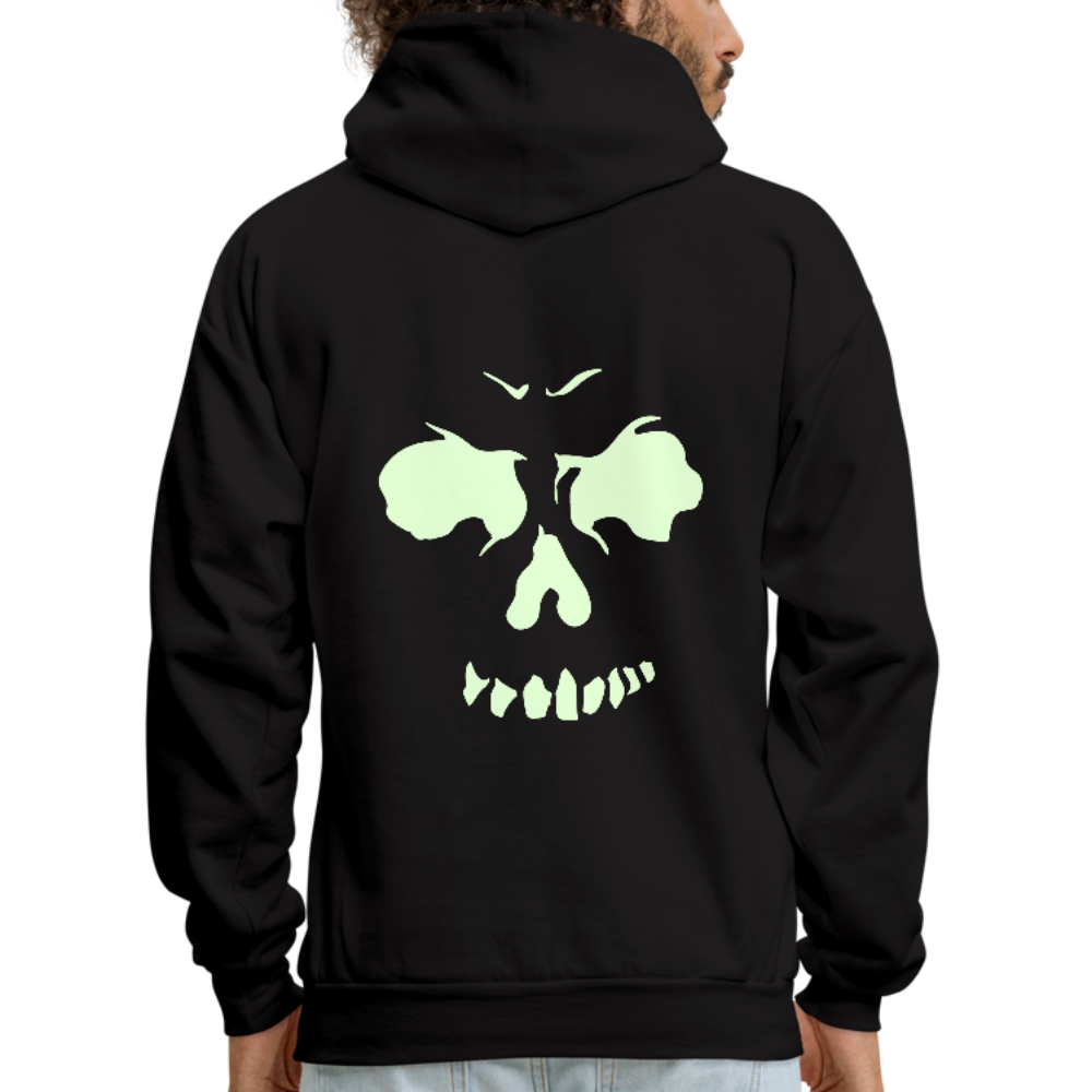 Men's Glow In The Dark Hoodie - black