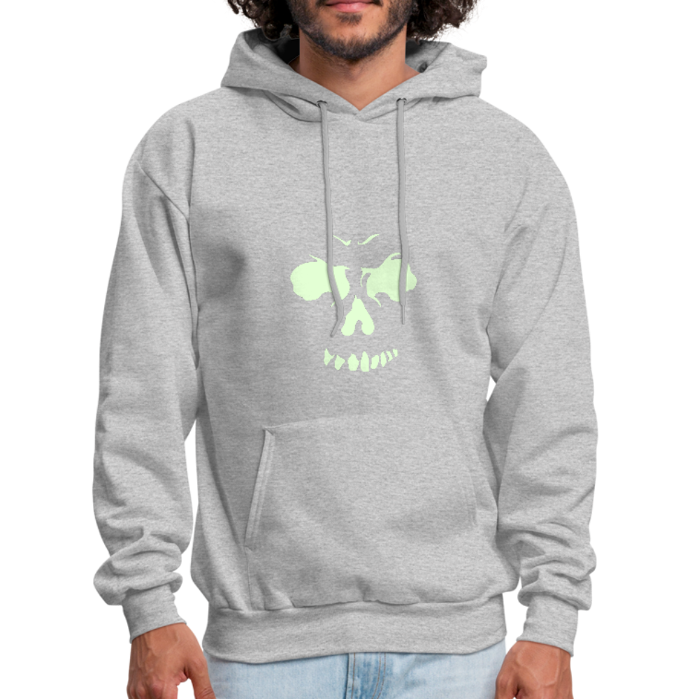 Men's Glow In The Dark Hoodie - heather gray