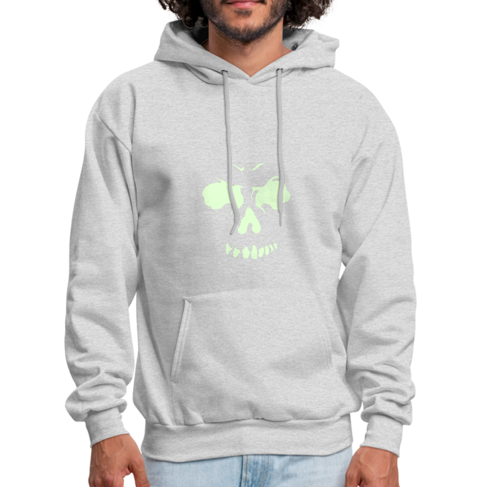 Men's Glow In The Dark Hoodie - ash 