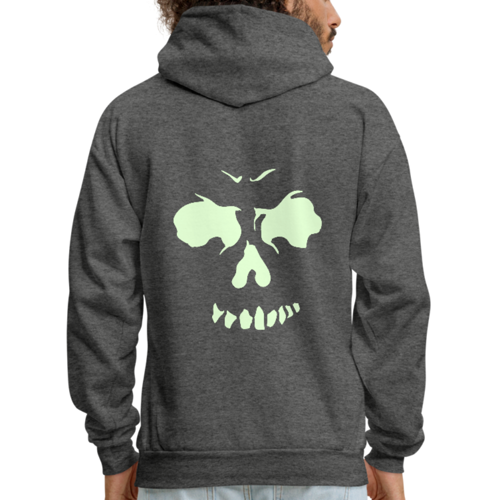 Men's Glow In The Dark Hoodie - charcoal gray