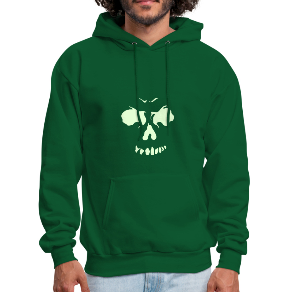 Men's Glow In The Dark Hoodie - forest green