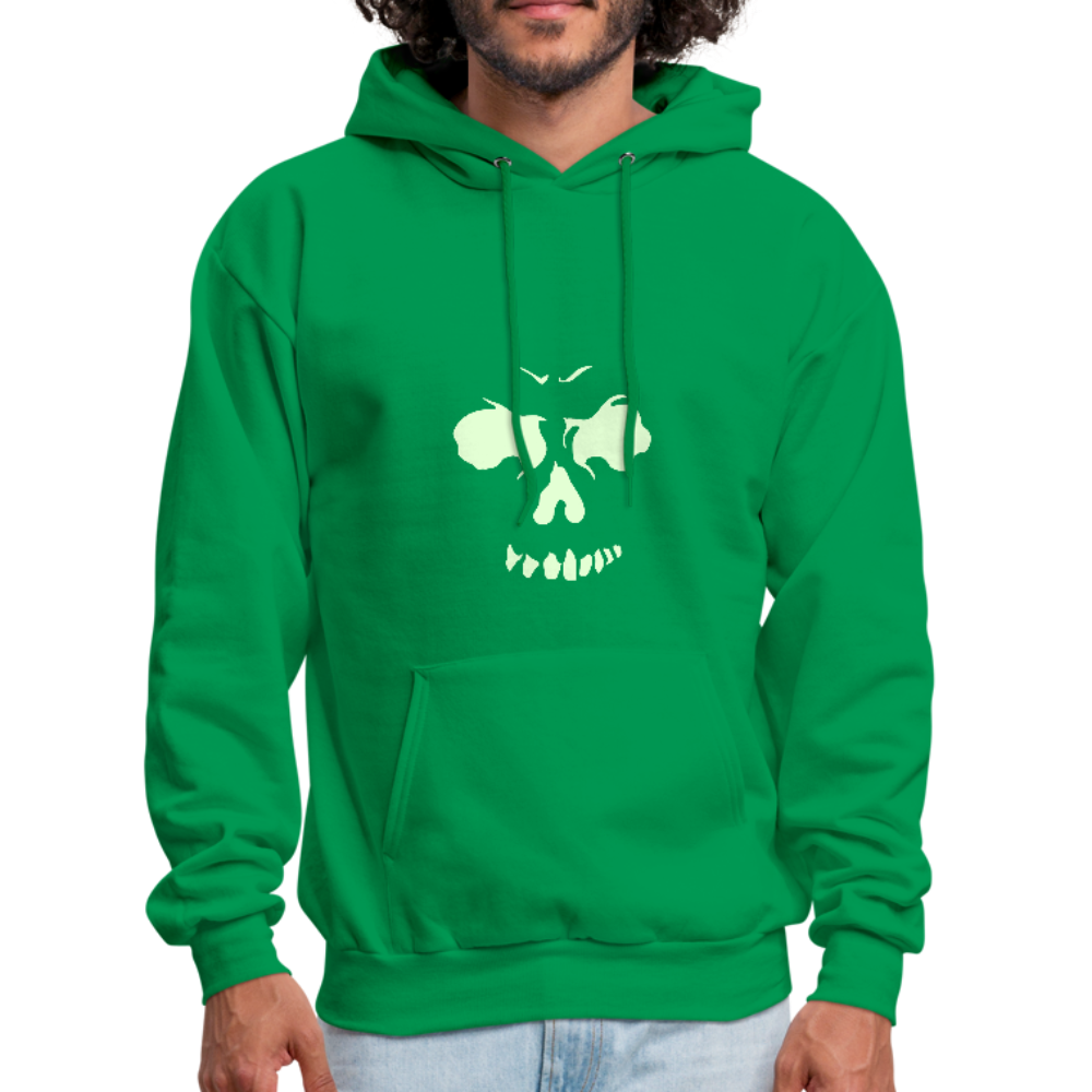 Men's Glow In The Dark Hoodie - kelly green