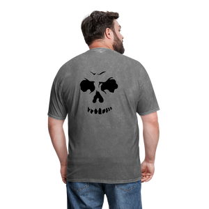 Men's Skull Face T-Shirt - mineral charcoal gray