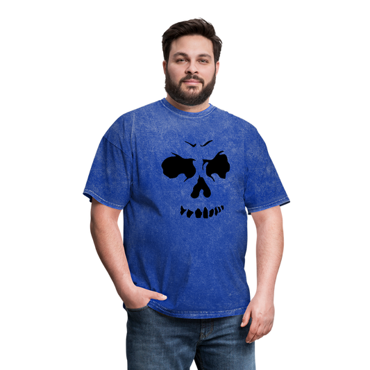 Men's Skull Face T-Shirt - mineral royal