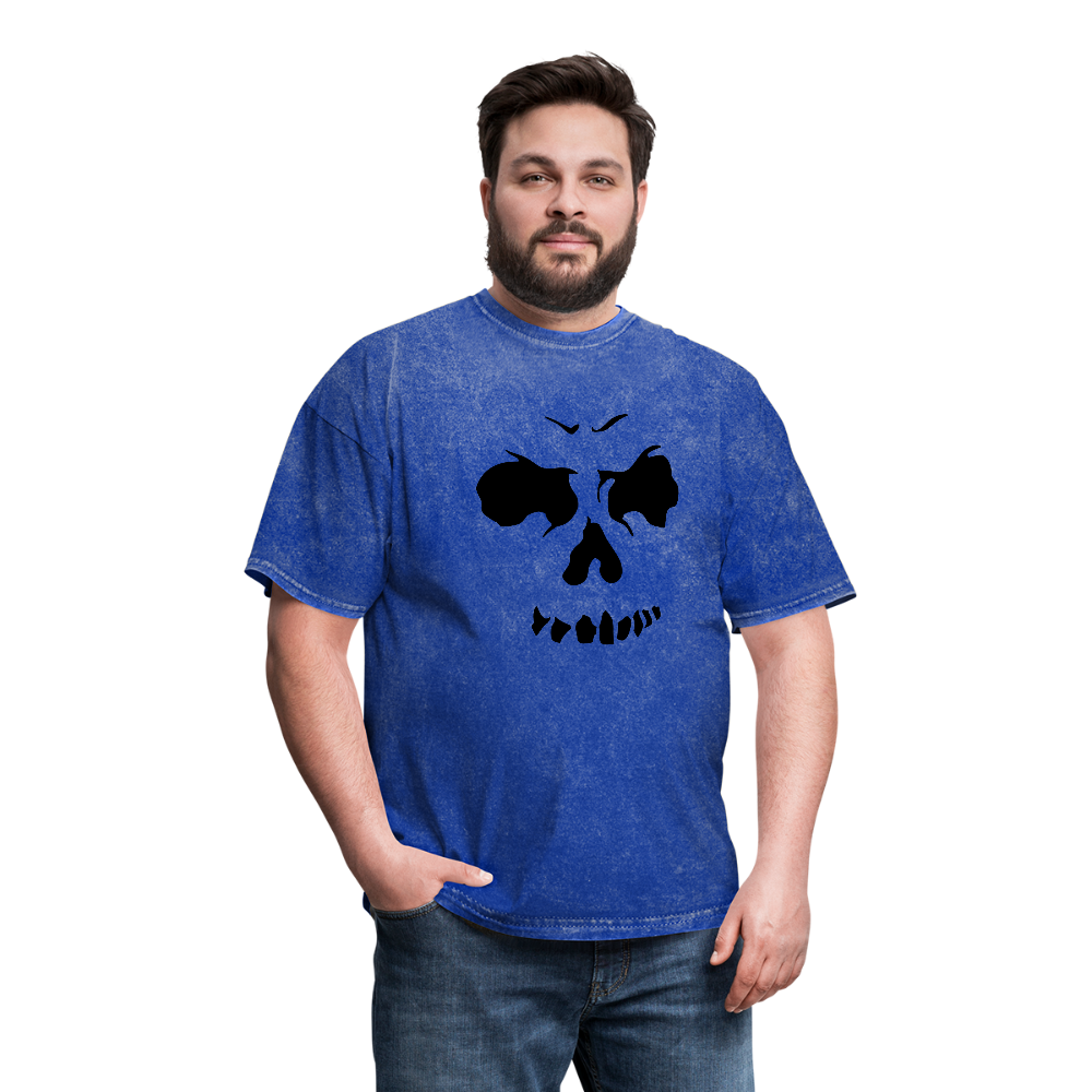 Men's Skull Face T-Shirt - mineral royal