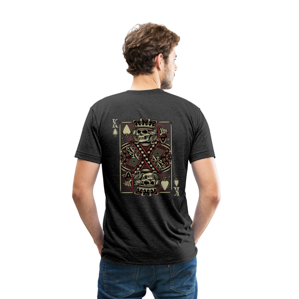 King of Spades Tri-Blend T-Shirt - heather black