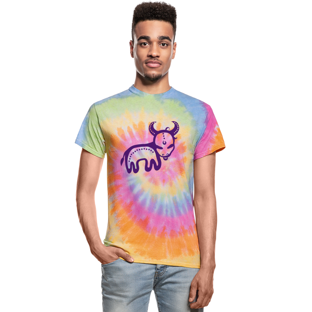 Ox Unisex Tie Dye T-Shirt - rainbow