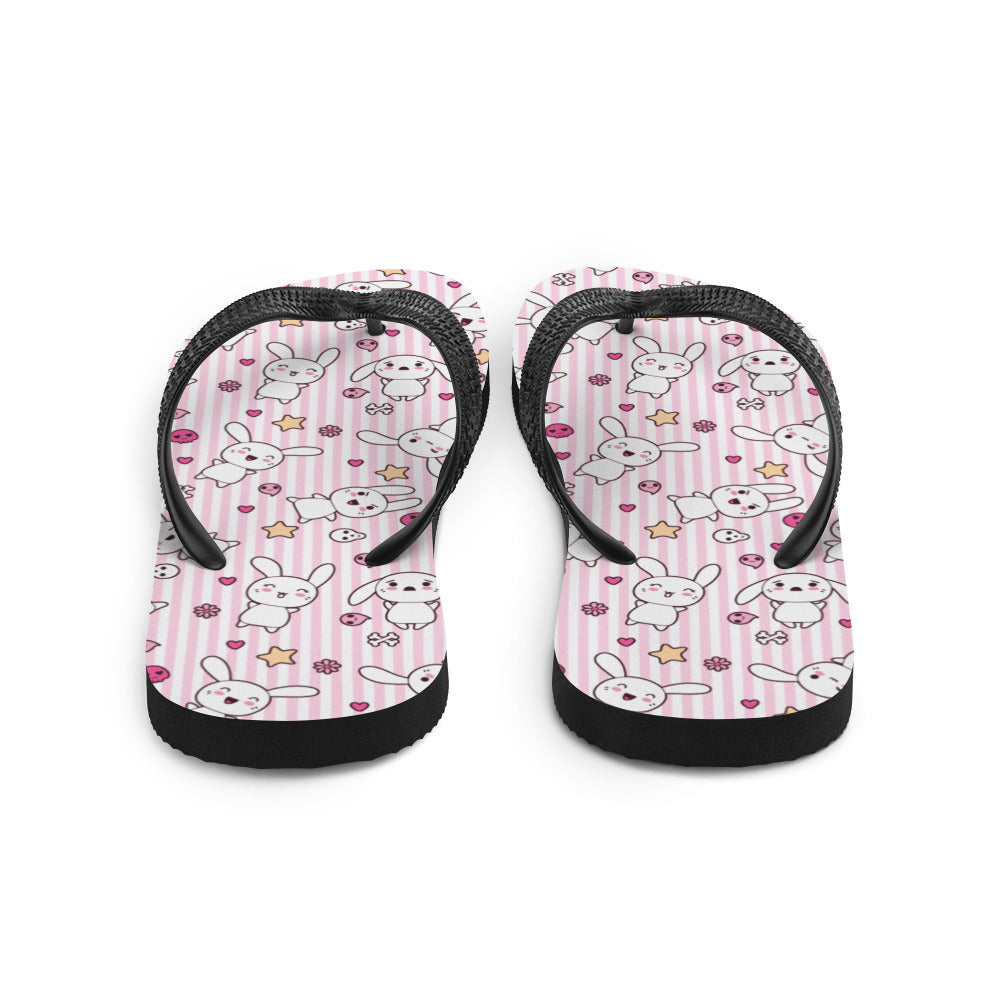 Kawaii Bunnies Flip-Flops