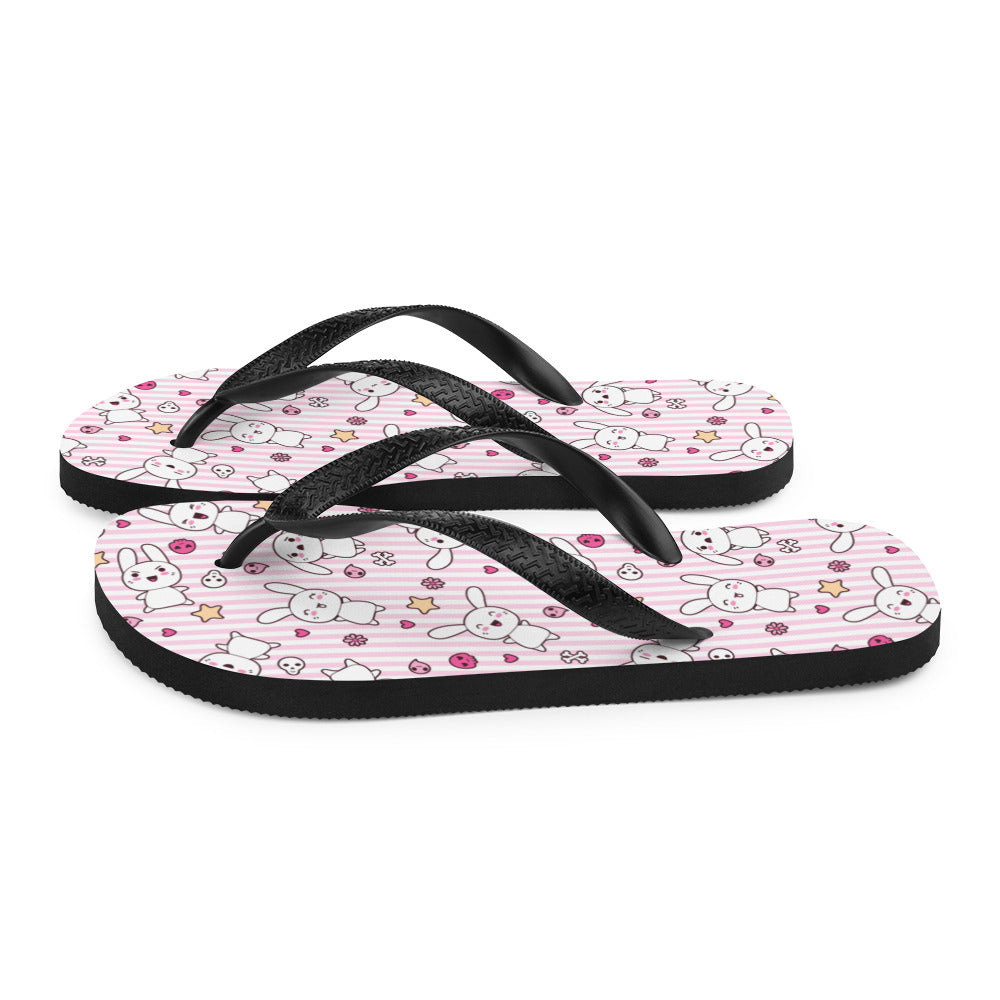 Kawaii Bunnies Flip-Flops