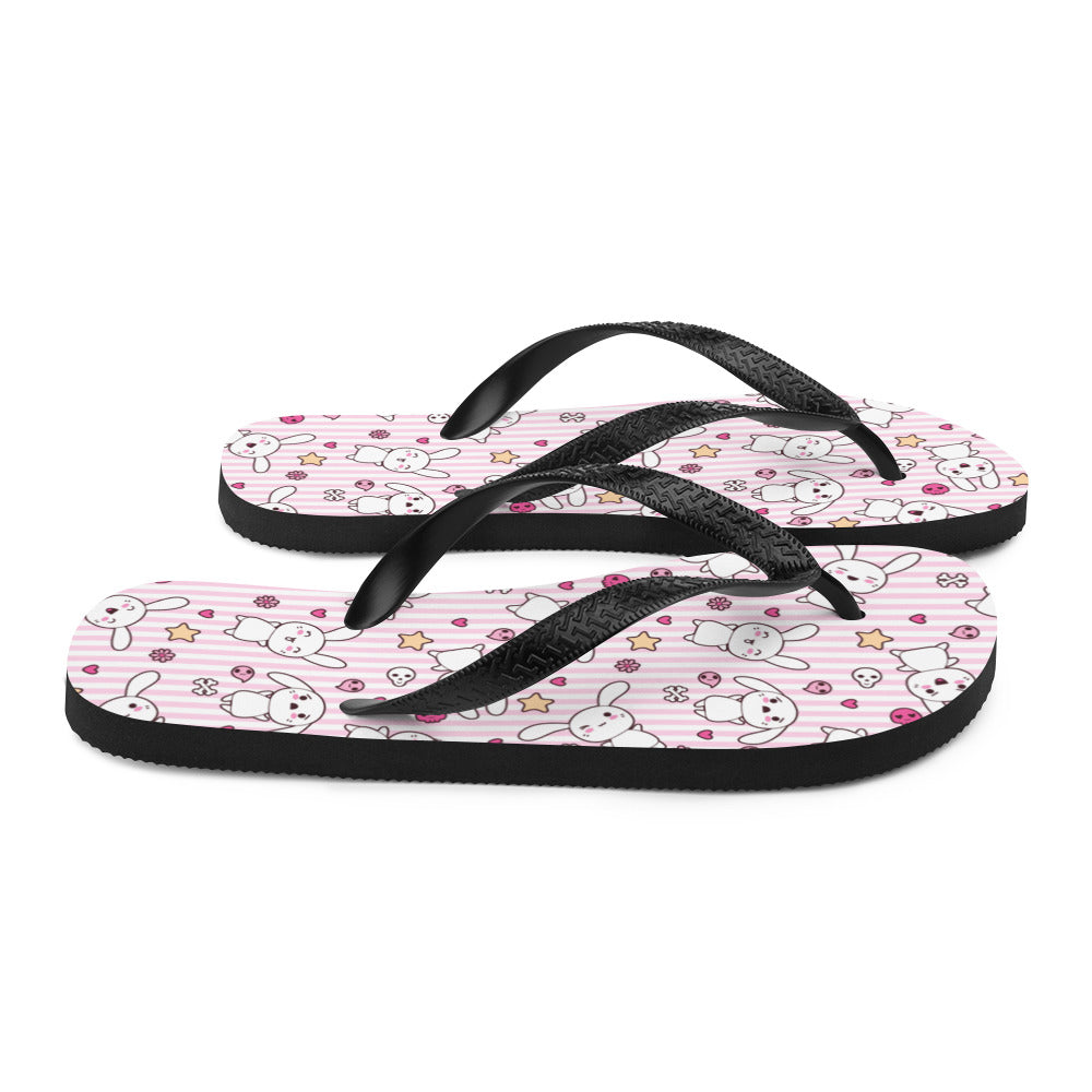 Kawaii Bunnies Flip-Flops