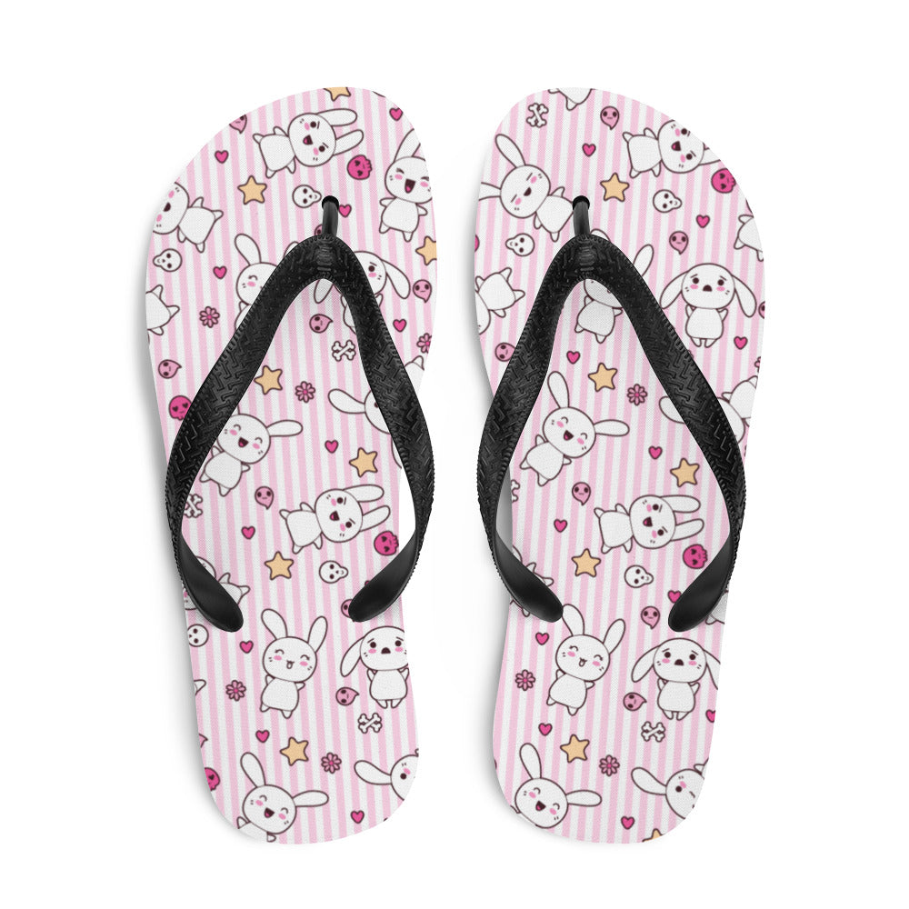 Kawaii Bunnies Flip-Flops