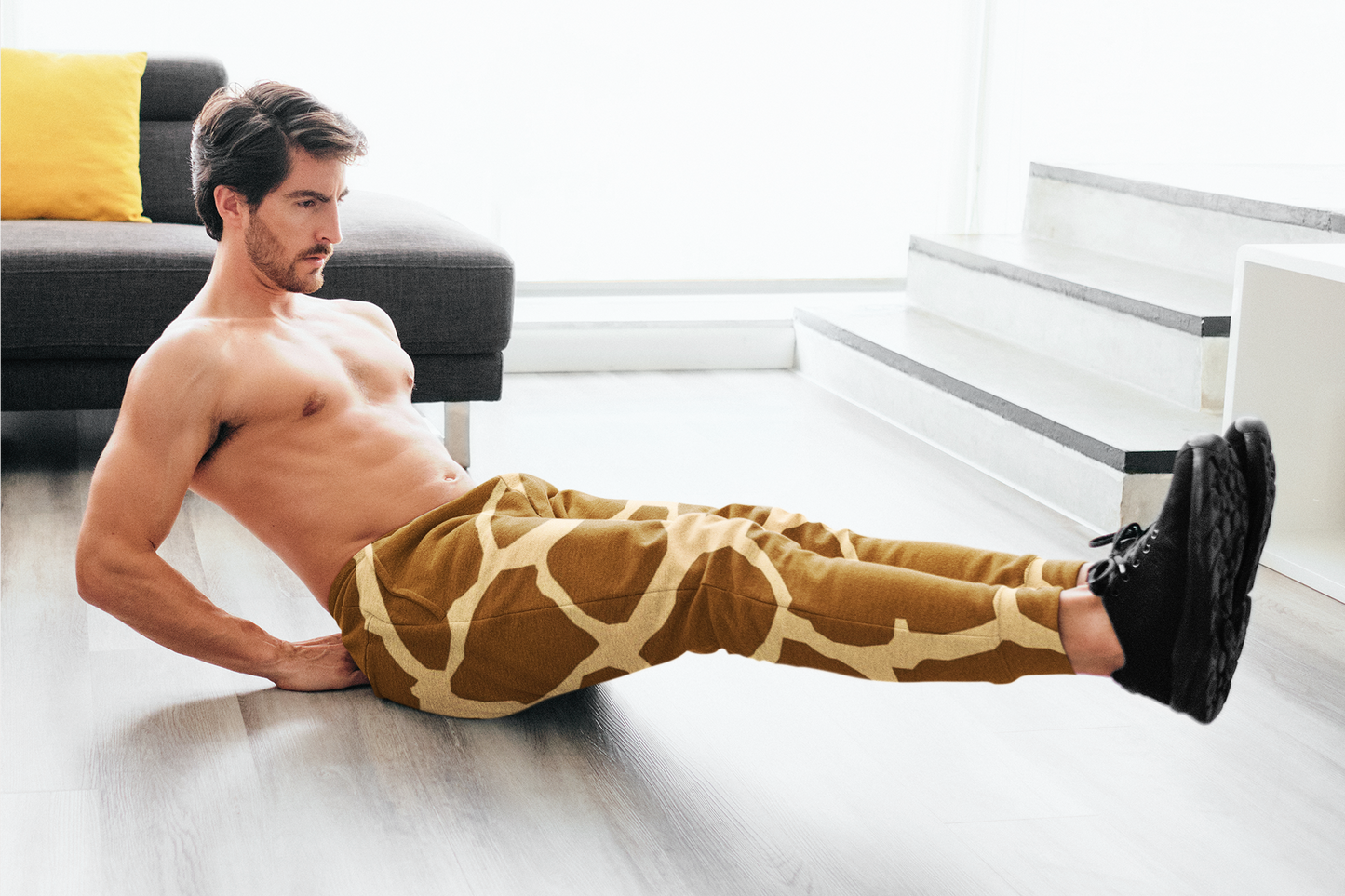 Giraffe Fun Slim Fit Men's Joggers