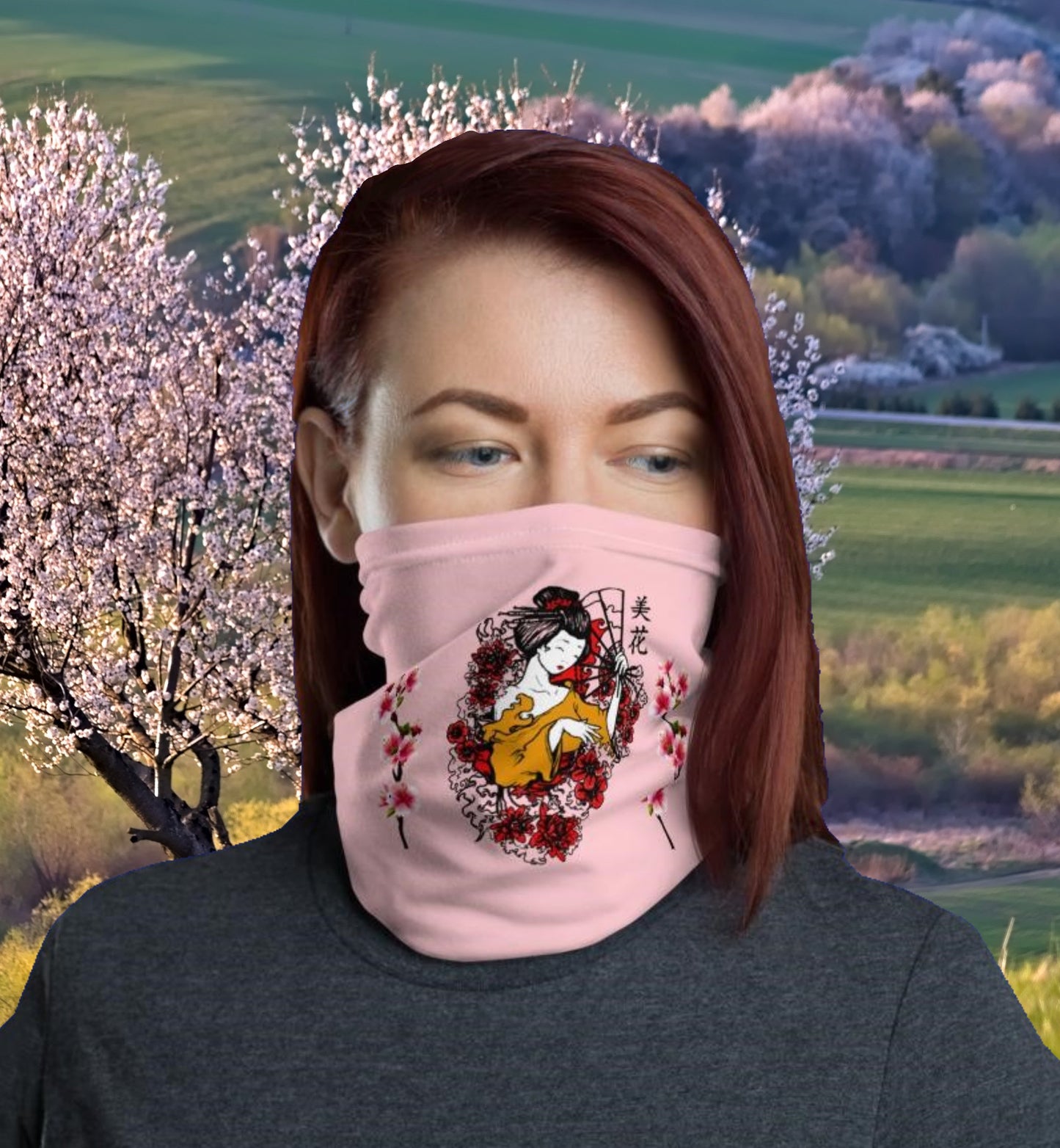 Lovely Geisha Neck Gaiter