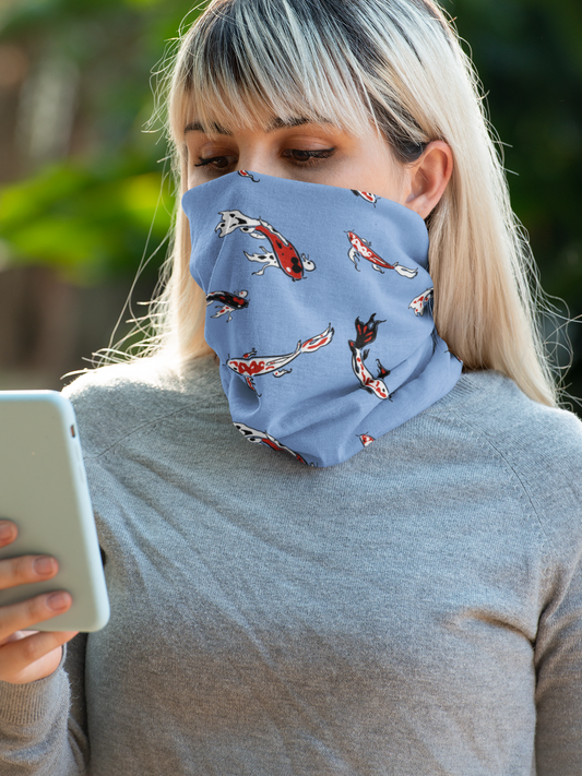 Koi Fish Pond Neck Gaiter