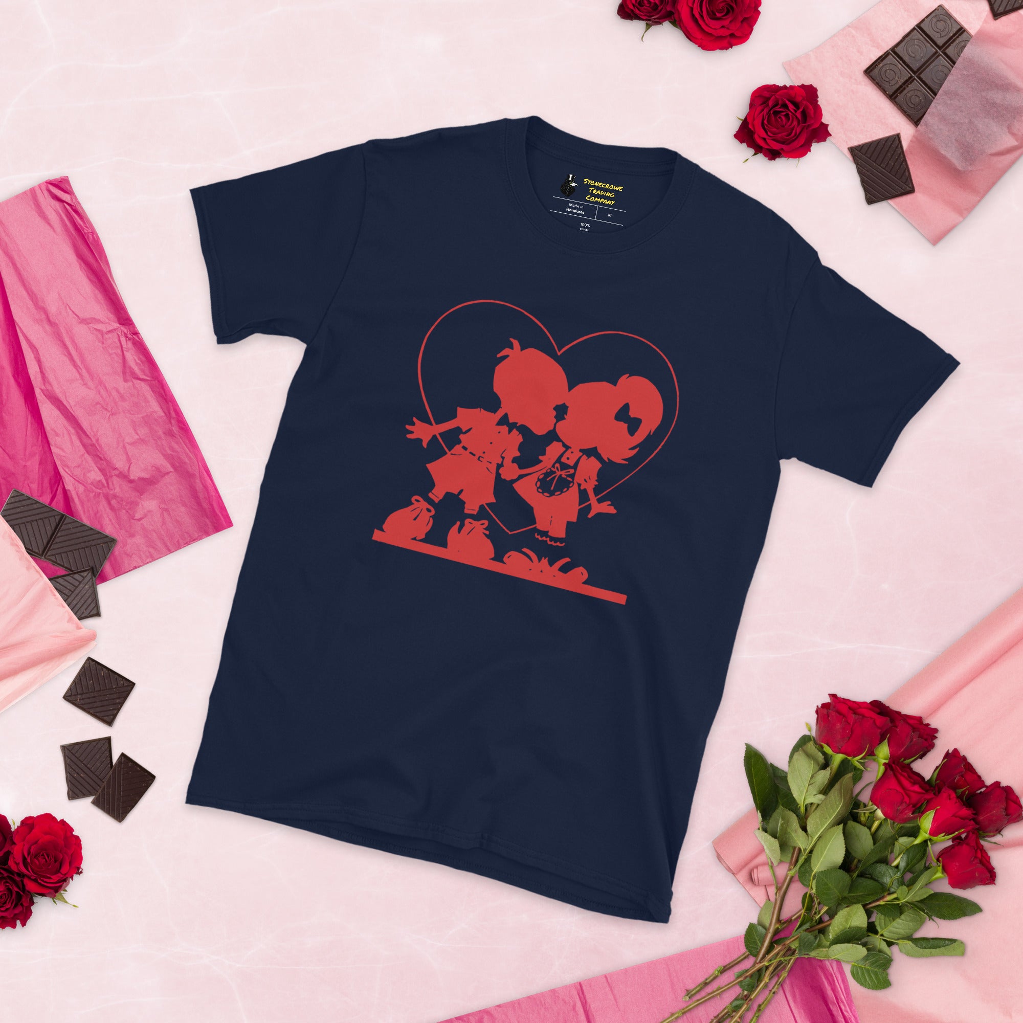 Valentine's First Kiss Short-Sleeve Unisex T-Shirt