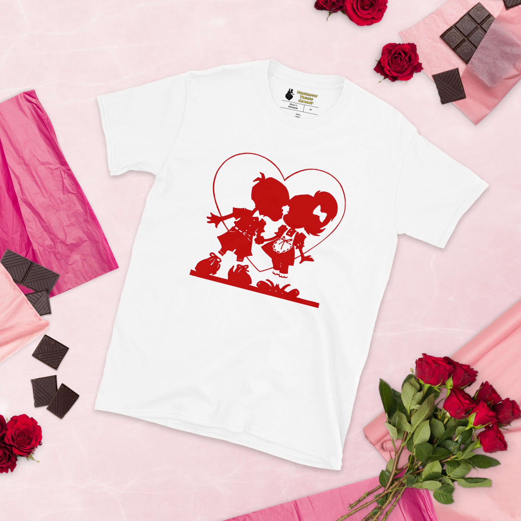 Valentine's First Kiss Short-Sleeve Unisex T-Shirt