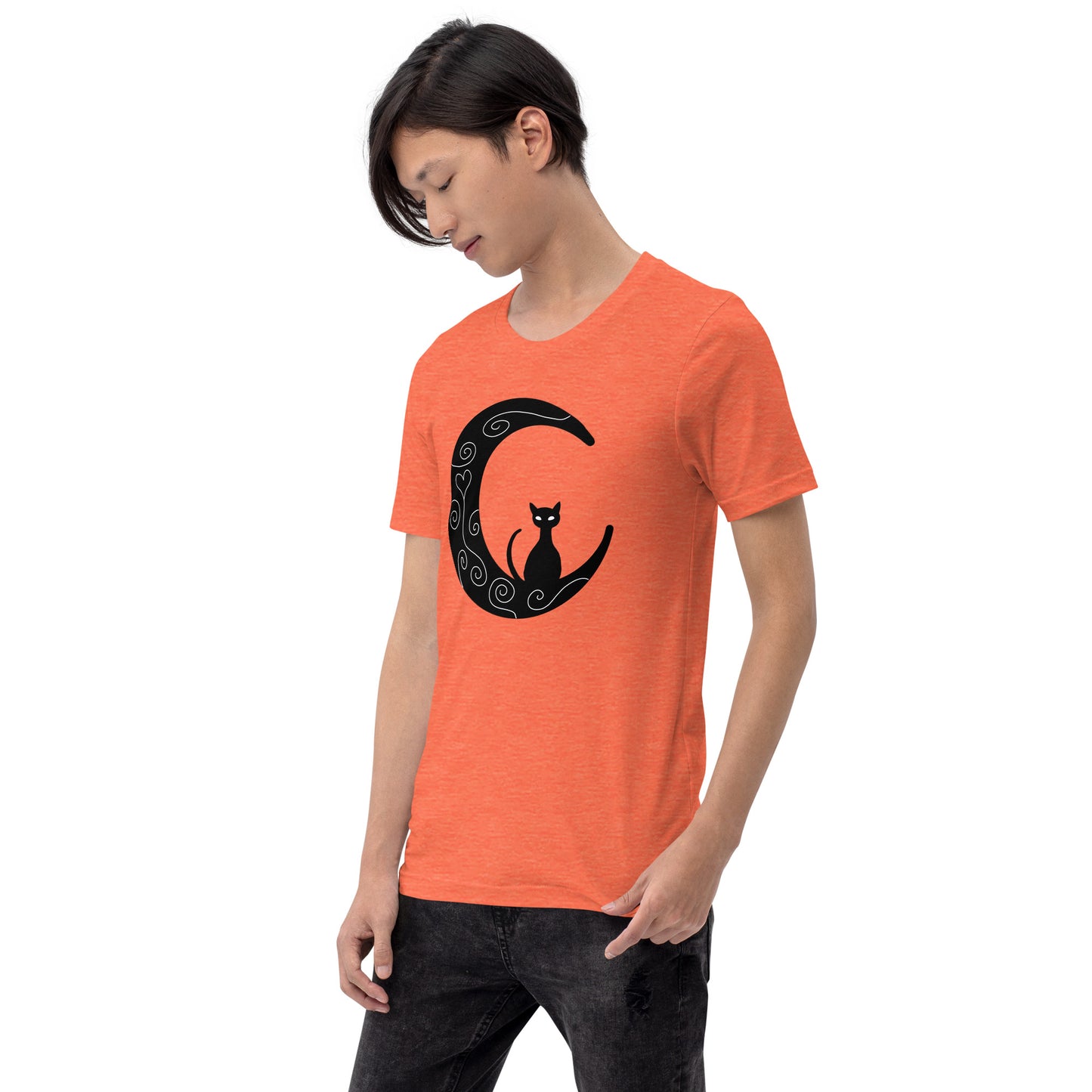 Cat on the Moon Unisex T-shirt