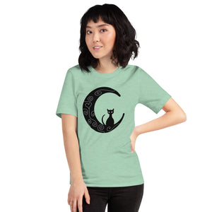 Cat on the Moon Unisex T-shirt