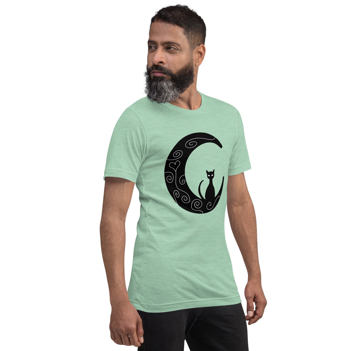 Cat on the Moon Unisex T-shirt