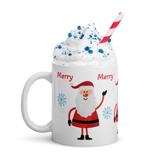 Merry Santa Glossy Mug