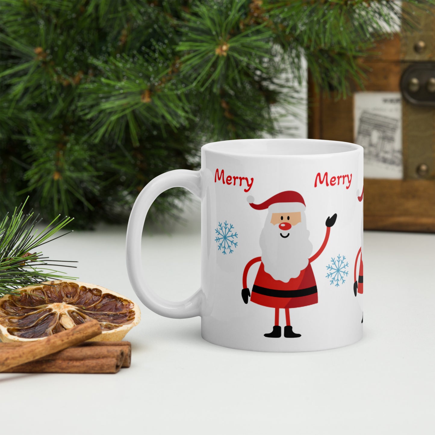 Merry Santa Glossy Mug