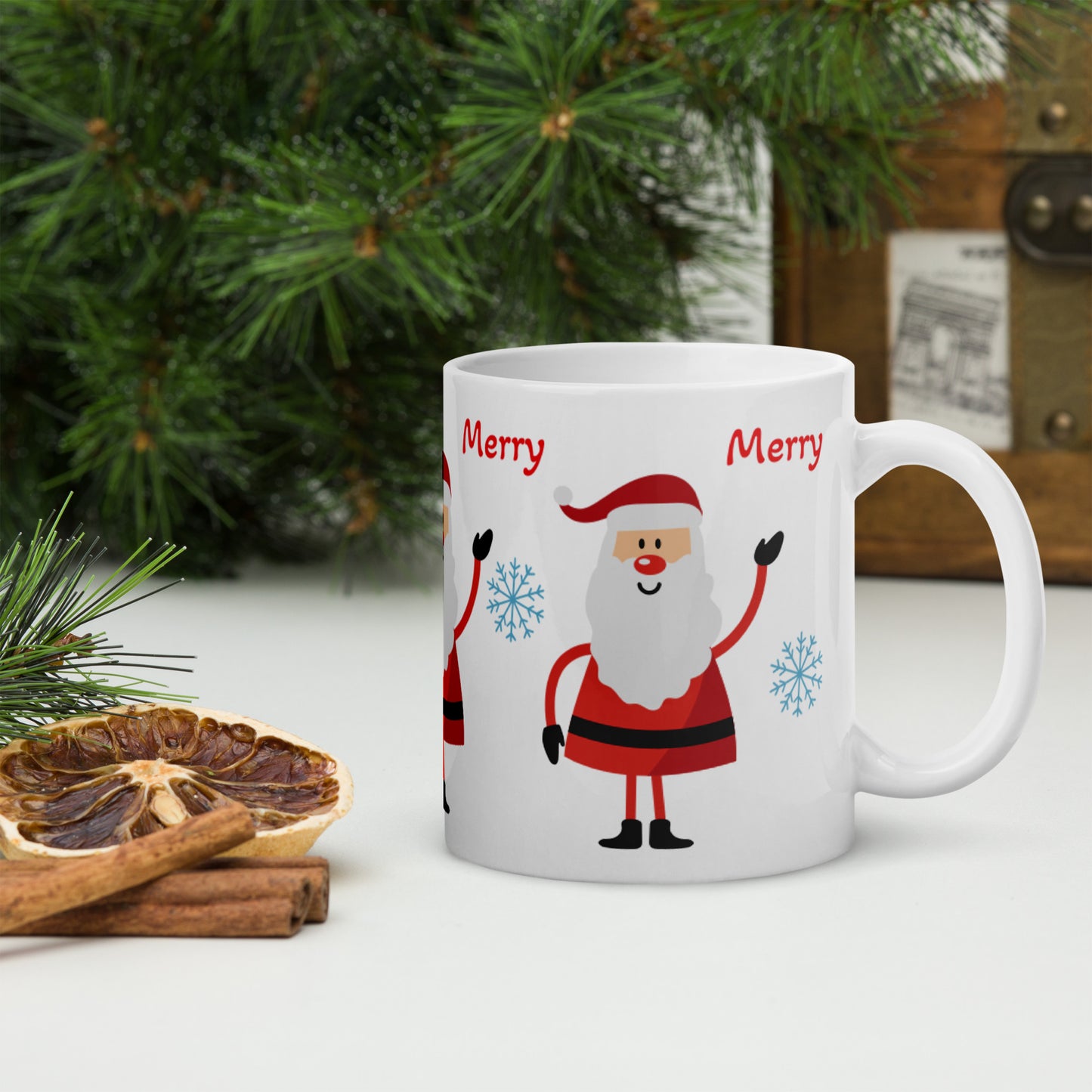 Merry Santa Glossy Mug