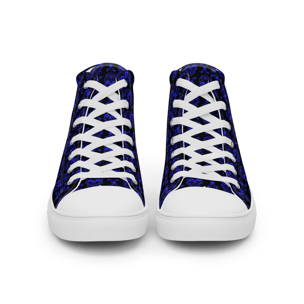 Sugar Skulls Women’s High Top Canvas Shoes