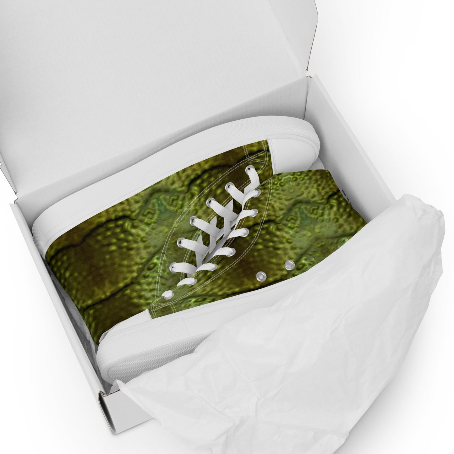 Creature From The Black Lagoon Inspired Women’s High Top Canvas Shoes