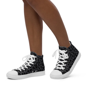 Black Panther Women’s High Top Canvas Shoes with Padded Collar