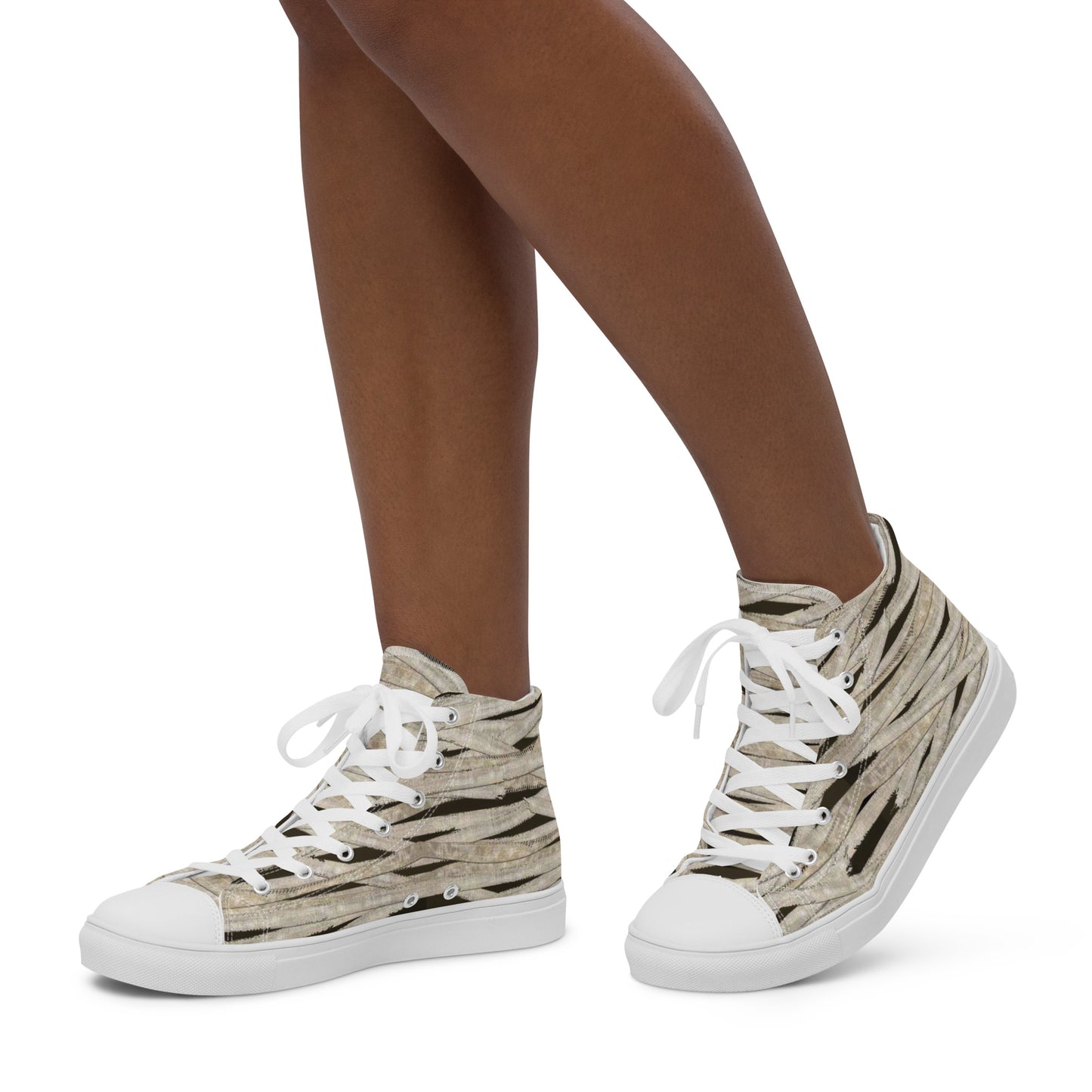 Mummy Wraps Women’s High Top Canvas Shoes