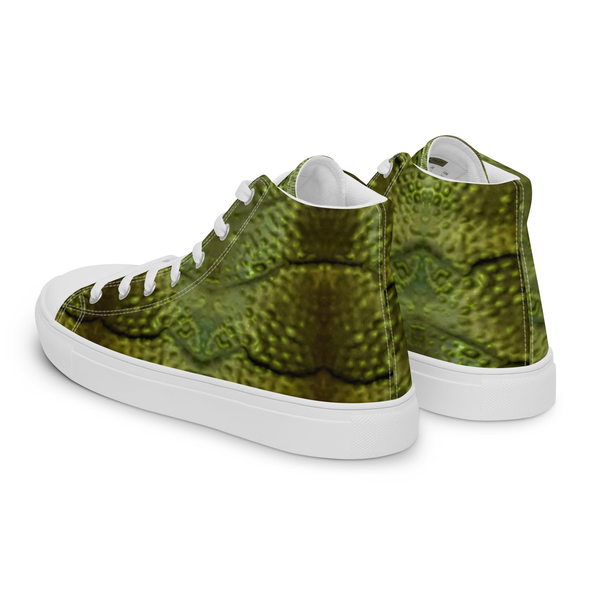 Women’s Creature From The Black Lagoon Inspired High Top Canvas Shoes