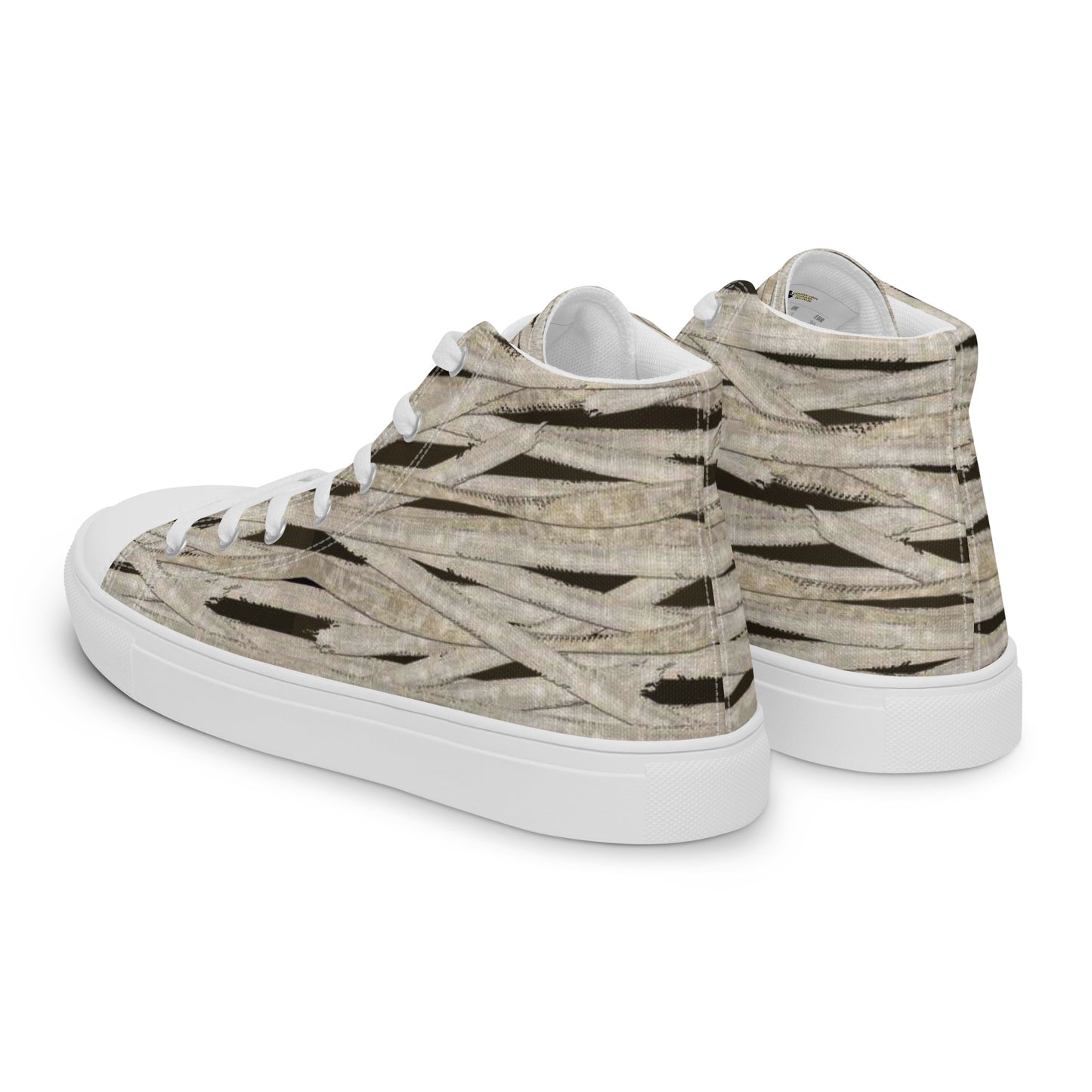 Mummy Wraps Women’s High Top Canvas Shoes