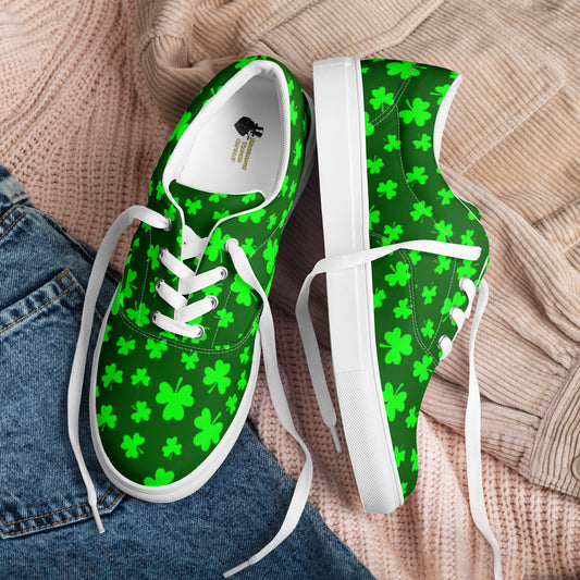 Shamrock Women’s Lace-up Canvas Shoes