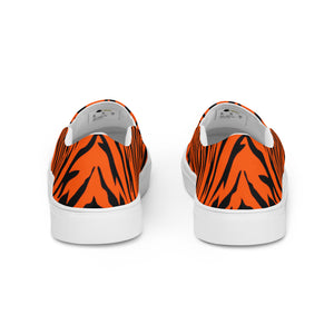 Bengal Tiger Stripe Women’s Slip-on Canvas Shoes