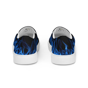 Blue Flame Women’s Slip-on Canvas Shoes