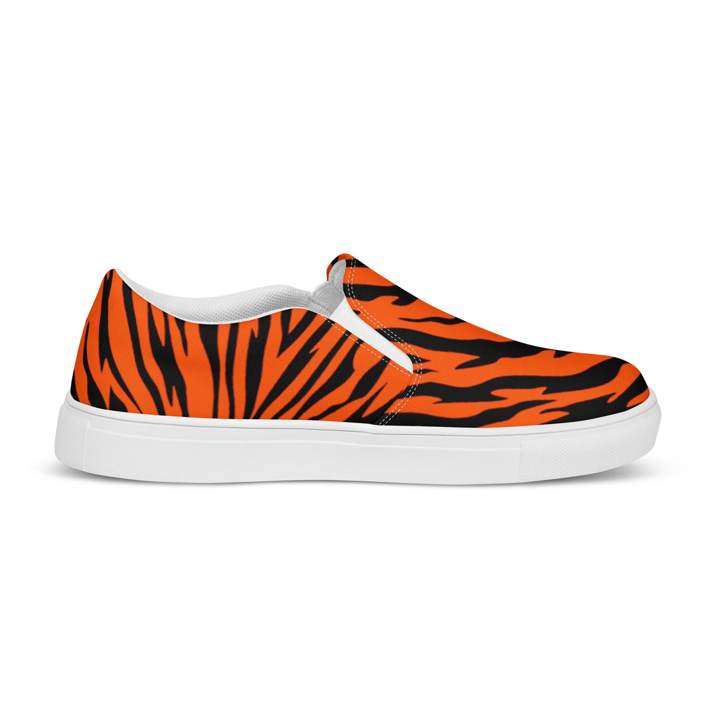 Bengal Tiger Stripe Women’s Slip-on Canvas Shoes