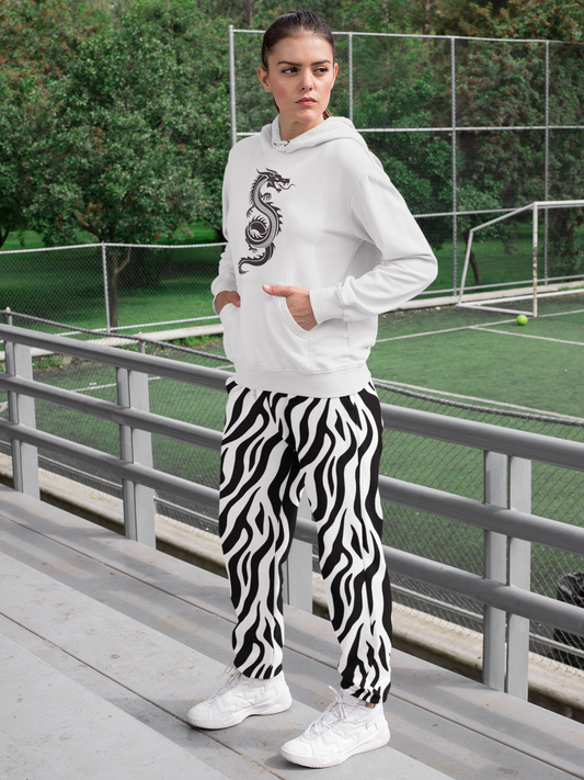 Zebra Stripe Women's Slim FIt Joggers